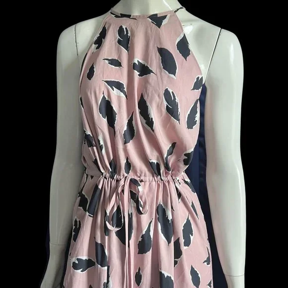 slim fit dress slacks NWT Ann Taylor LOFT Shirred Halter Sweet Summer Beach Dress S-L Pink/B –  JNL Trading